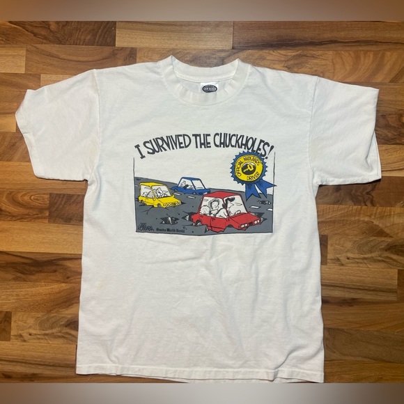 Vintage Single Stitch Omaha World-Herald Graphic Tee Made In The USA Mens Large - Picture 1 of 6
